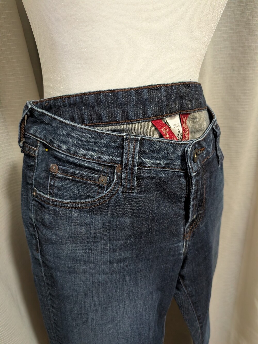 Lucky Denim Jeans. Size 8. Boots Cut. Approximately 32"